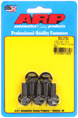 3/8 Inch Hex Bolts - Chrome Moly Black Oxide ARP Racing Products-36