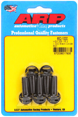 3/8 Inch Hex Bolts - Chrome Moly Black Oxide ARP Racing Products-35
