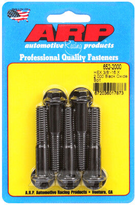 3/8 Inch Hex Bolts - Chrome Moly Black Oxide ARP Racing Products-31