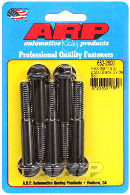 3/8 Inch Hex Bolts - Chrome Moly Black Oxide ARP Racing Products-29