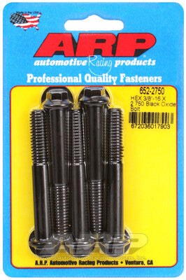 3/8 Inch Hex Bolts - Chrome Moly Black Oxide ARP Racing Products-28
