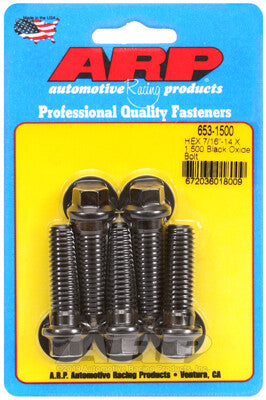 7/16 Inch Hex Bolts - Chrome Moly Black Oxide ARP Racing Products-31