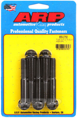 7/16-14 Hex 1/2 Wrenching Black Oxide Chrome Moly Bolts 5 Piece ARP Racing Products-9