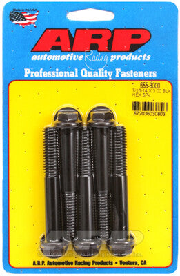 7/16-14 Hex 1/2 Wrenching Black Oxide Chrome Moly Bolts 5 Piece ARP Racing Products-8