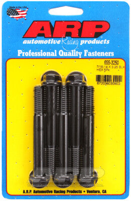 7/16-14 Hex 1/2 Wrenching Black Oxide Chrome Moly Bolts 5 Piece ARP Racing Products-7