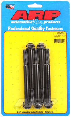 7/16-14 Hex 1/2 Wrenching Black Oxide Chrome Moly Bolts 5 Piece ARP Racing Products-2