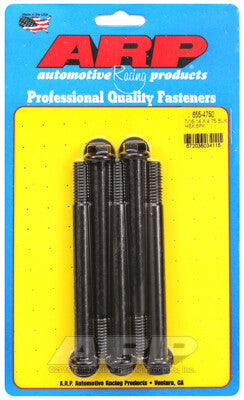 7/16-14 Hex 1/2 Wrenching Black Oxide Chrome Moly Bolts 5 Piece ARP Racing Products-1