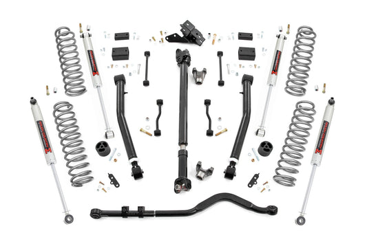 3.5 Inch Lift Kit Adj Lower FR D/S M1 Jeep Wrangler Unlimited (18-23) Rough Country