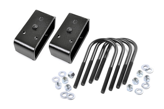 2 Inch Block & U-Bolt Kit Ford F-250 Super Duty 2WD/4WD (2005-2010) Rough Country