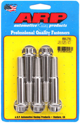 1/2-13 SAE 12-Point Bolts - Stainless Polished ARP Racing Products-13