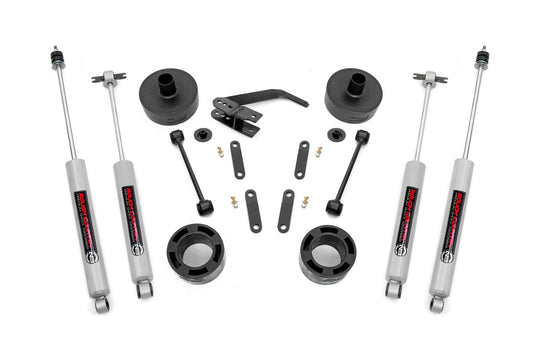 2.5 Inch Lift Kit Spacers N3 Jeep Wrangler JK/Wrangler Unlimited (07-18) Rough Country