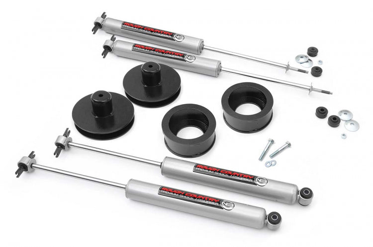 Rough Country 2 Inch Jeep Suspension Lift Kit 04-06 4WD Jeep Wrangler TJ Unlimited 97-06 4WD Jeep Wrangler TJ Rough Country