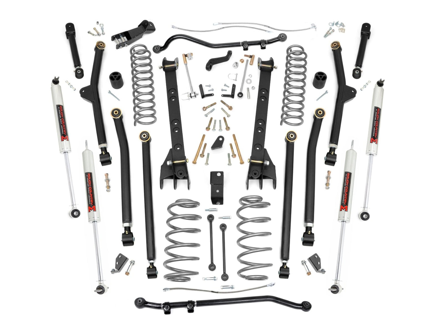 6 Inch Lift Kit Long Arm M1 Jeep Wrangler TJ 4WD (1997-2006) Rough Country