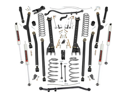 6 Inch Lift Kit Long Arm M1 Jeep Wrangler TJ 4WD (1997-2006) Rough Country