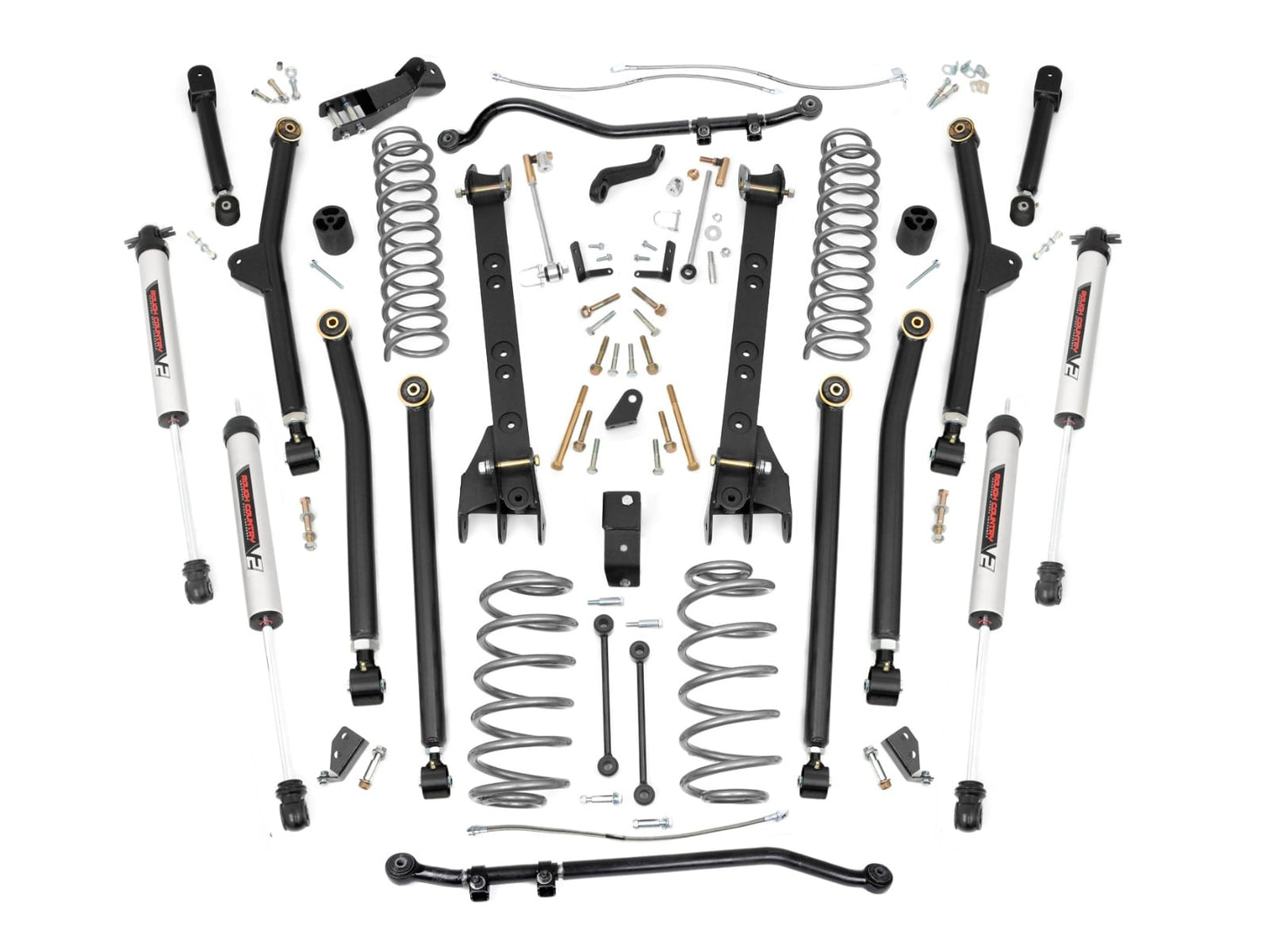 6 Inch Lift Kit Long Arm V2 Jeep Wrangler TJ 4WD (1997-2006) Rough Country