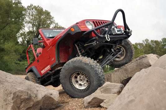6 Inch Lift Kit Long Arm V2 Jeep Wrangler TJ 4WD (1997-2006) Rough Country-1