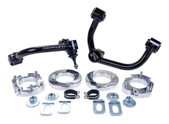 3 Inch Front Lift Leveling Kit 2021-2024 Ford F-150 Tremor Includes Alignment Cams And Upper Control Arms ReadyLIFT-1