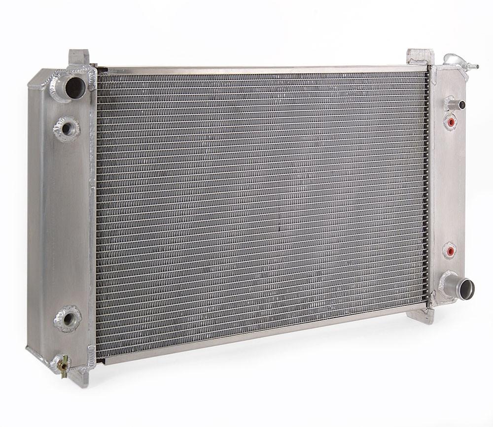 Radiator Direct-Fit Natural Finish for 73-87 Chevrolet C/K 1/2, 3/4, 1 Ton Pickups w/Auto Trans Radiator Be Cool-1