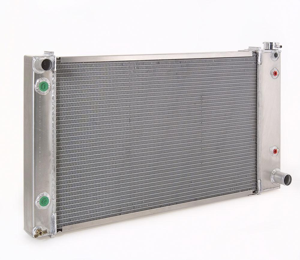Radiator Direct-Fit Natural Finish for 88-99 Chevrolet/GM C/K 1500/2500/3500 Pickups w/Dual Coolers Radiator Be Cool