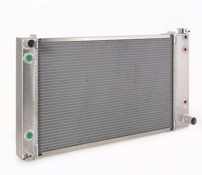 Radiator Direct-Fit Natural Finish for 88-99 Chevrolet/GM C/K 1500/2500/3500 Pickups w/Dual Coolers Radiator Be Cool