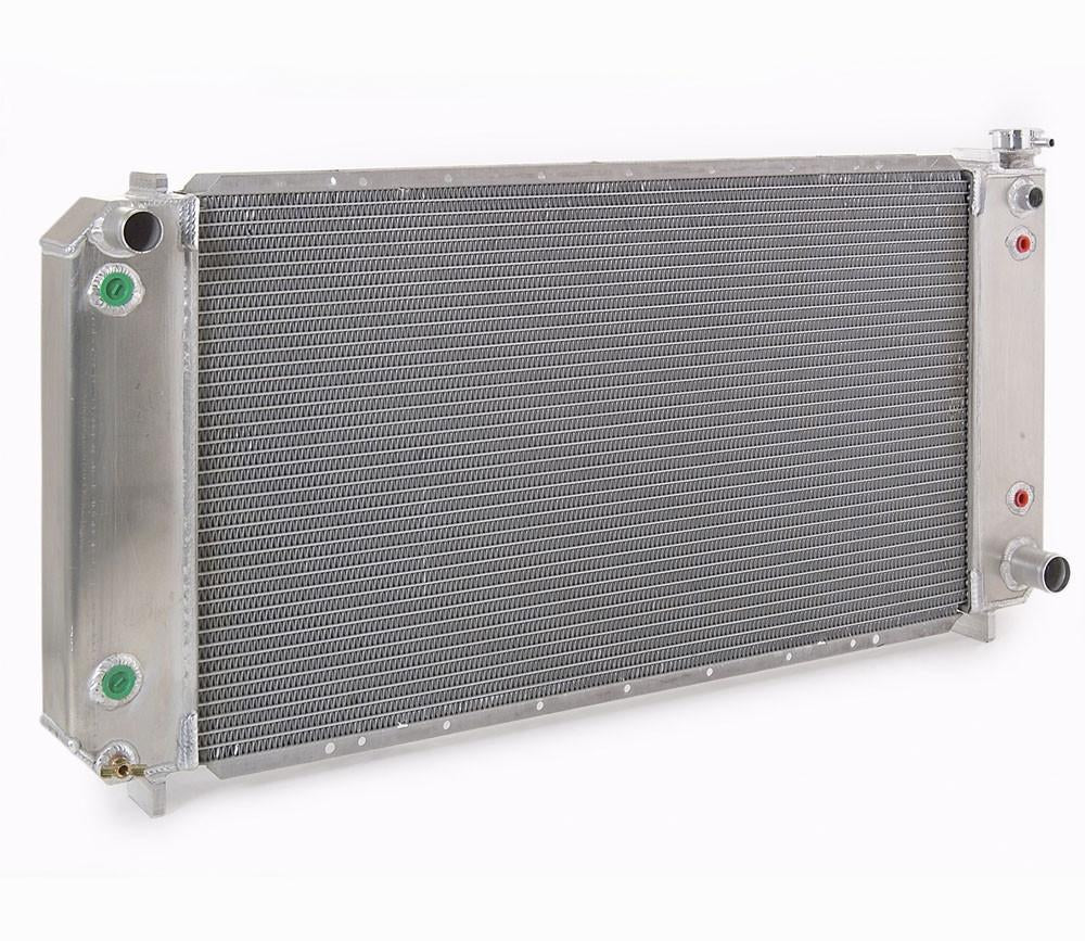Radiator Direct-Fit Natural Finish for 88-99 Chevrolet/GM C/K 1500/2500/3500 Pickups w/Dual Coolers Radiator Be Cool-1