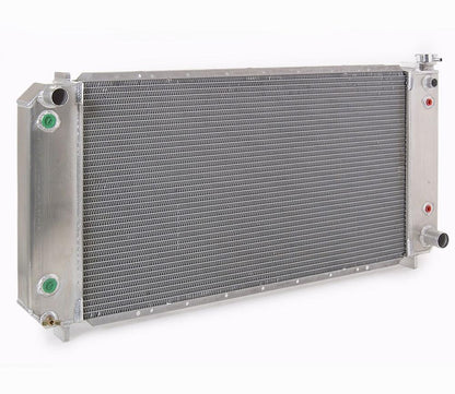 Radiator Direct-Fit Natural Finish for 88-99 Chevrolet/GM C/K 1500/2500/3500 Pickups w/Dual Coolers Radiator Be Cool-1