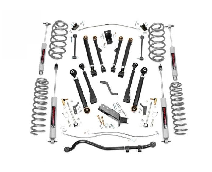 Rough Country 4 Inch Jeep X-Series Suspension Lift Kit 97-06 Wrangler TJ Rough Country