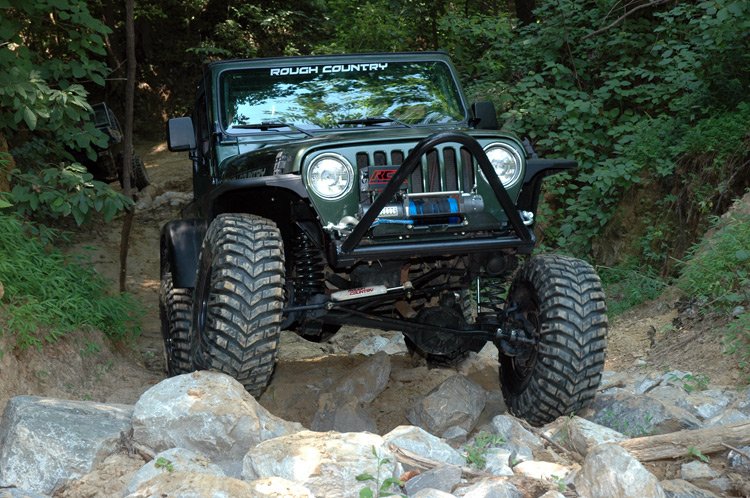 Rough Country 4 Inch Jeep X-Series Suspension Lift Kit 97-06 Wrangler TJ Rough Country