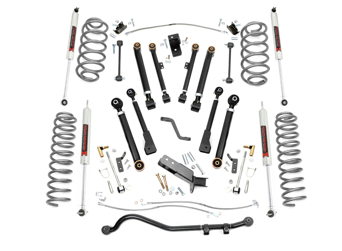 4 Inch Lift Kit X-Series M1 Jeep Wrangler TJ (97-06)/Wrangler Unlimited (04-06) Rough Country