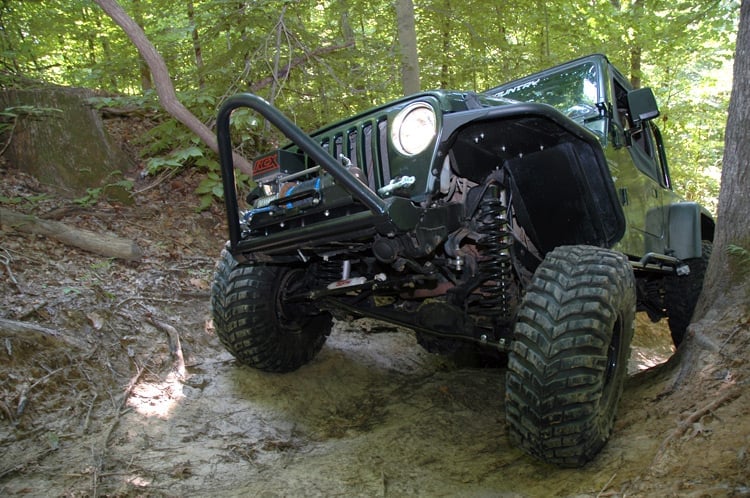4 Inch Lift Kit X-Series M1 Jeep Wrangler TJ (97-06)/Wrangler Unlimited (04-06) Rough Country-2