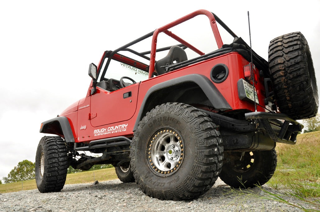 4 Inch Lift Kit Long Arm Jeep Wrangler TJ 4WD (1997-2006) Rough Country-3