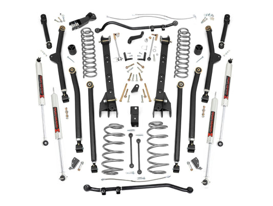 4 Inch Lift Kit Long Arm M1 Jeep Wrangler TJ 4WD (1997-2006) Rough Country