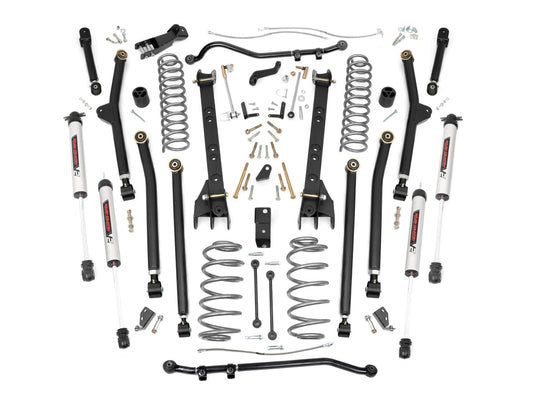 4 Inch Lift Kit Long Arm V2 Jeep Wrangler TJ 4WD (1997-2006) Rough Country