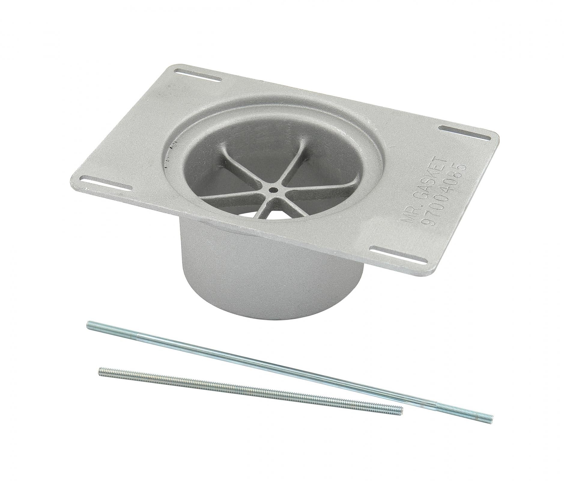 Street Scoop Conversion Kit Converts Street Scoop from Dual 4-Barrel to Single 4-Barrel Carburetor Mr Gasket