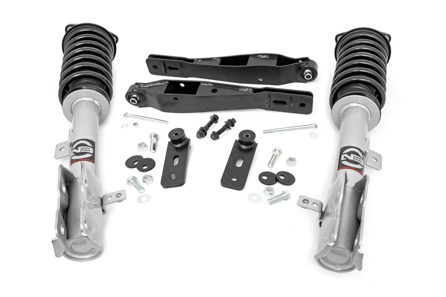 Rough Country 2.0 Inch Jeep Suspension Lift Kit For 10-17 Patriot 4WD/ 12-17 Compass Rough Country
