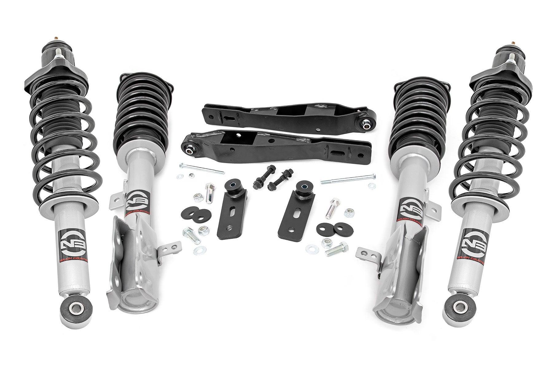 Rough Country 2 Inch Lift Kit N3 Struts 10-17 Jeep Patriot 4WD Rough Country