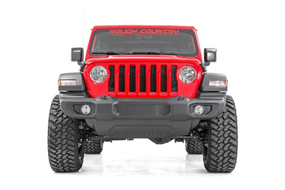 2.5 Inch Lift Kit Coils M1 Jeep Wrangler Unlimited Non-Rubicon 4WD (2018-2023) Rough Country-2