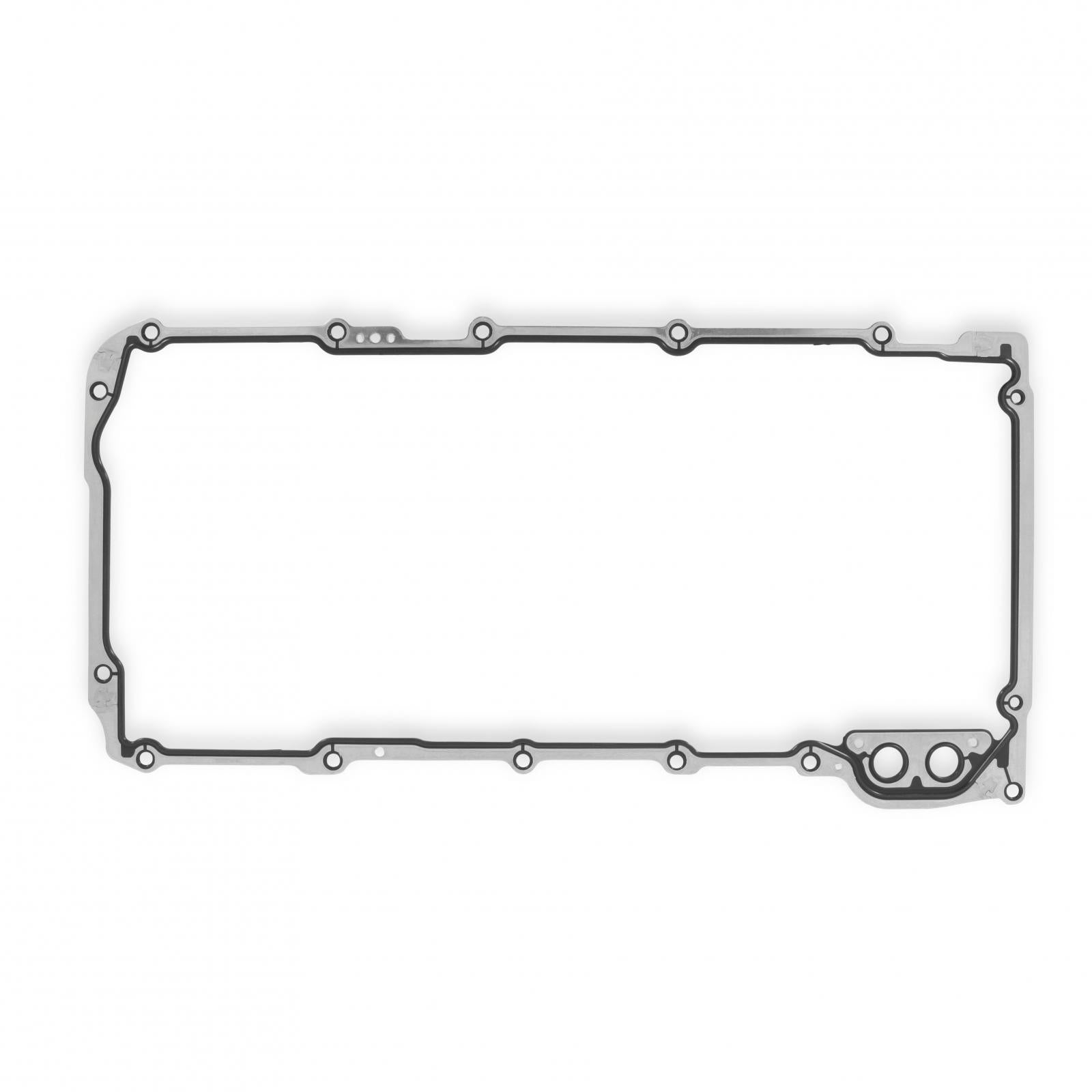 Oil Pan Molded Rubber with aluminum Carrier Fits 1997-2017 GM LS Engines LS1, LS2, LS3, LS6. 4.8L/5.3L/5.7L/6.0L/6.2L Mr Gasket-1