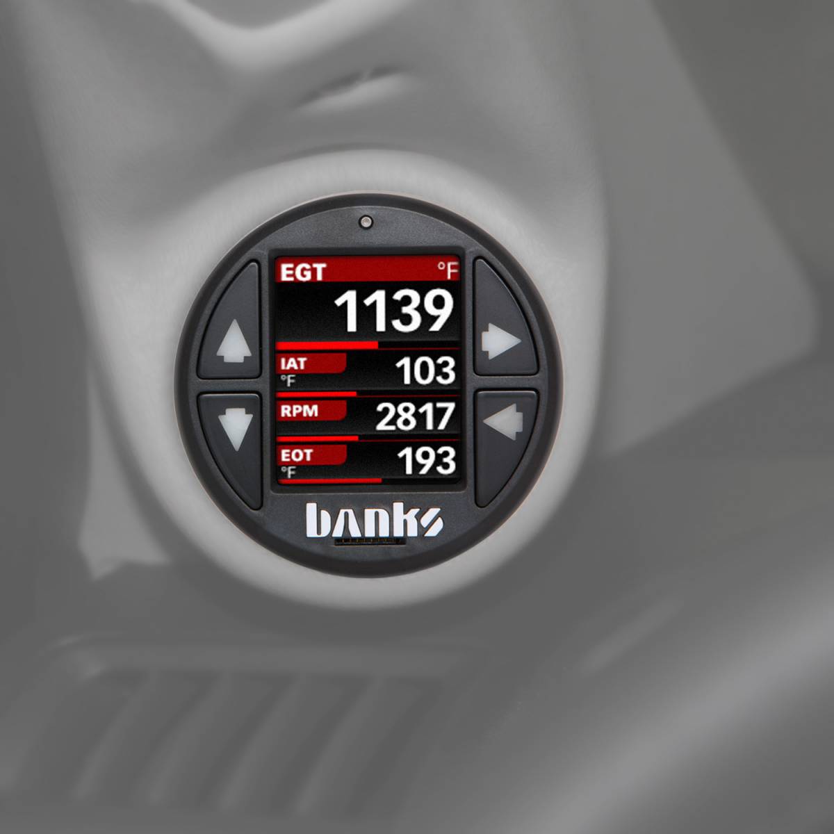 Derringer Tuner w/SuperGauge includes ActiveSafety and iDash 1.8 SuperGauge for 14-18 Ram 1500 3.0L EcoDiesel and 14-17 Grand Cherokee 3.0L EcoDiesel Banks Power-4