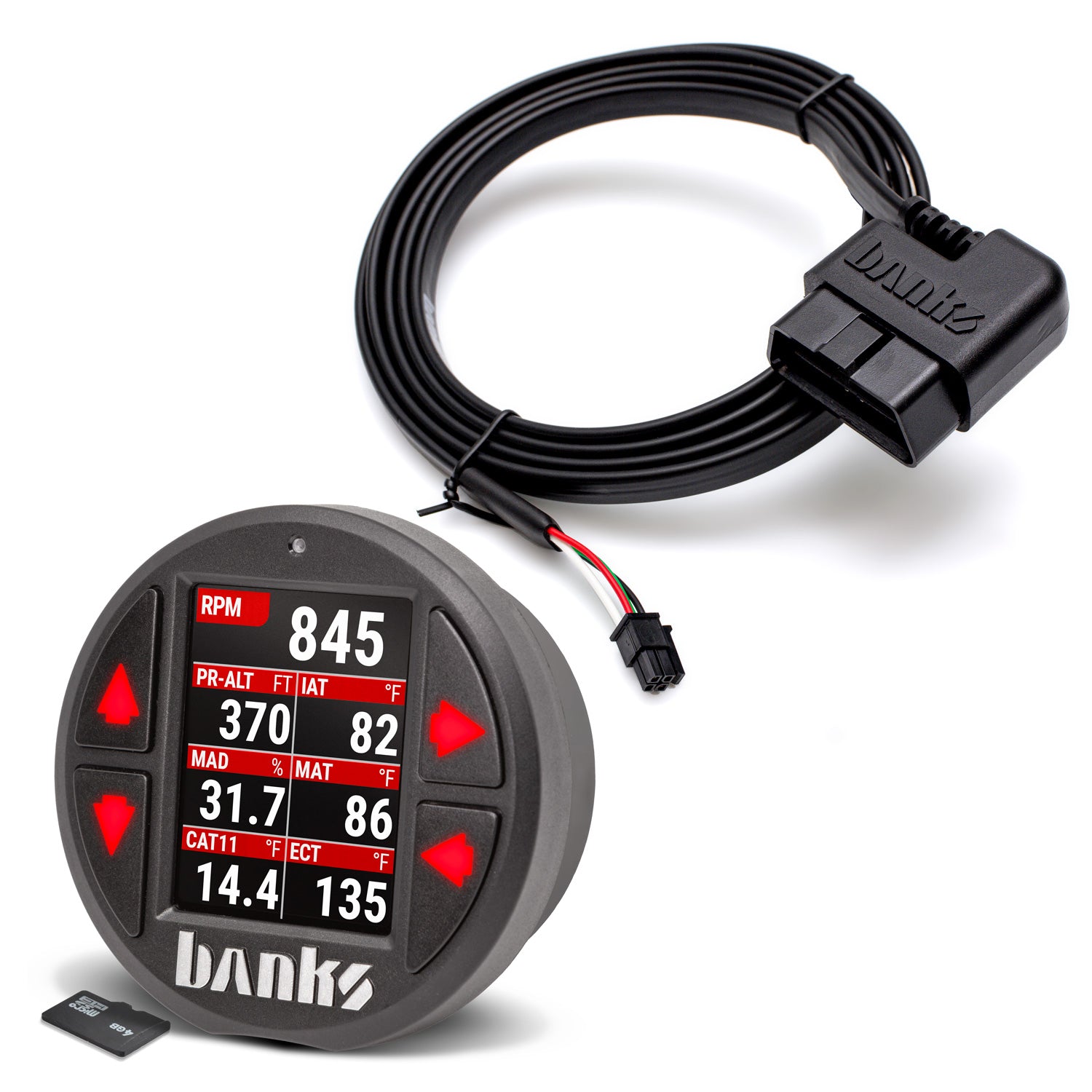 iDash Data Pro for use with OBDII CAN bus vehicles Stand-Alone Banks Power-1