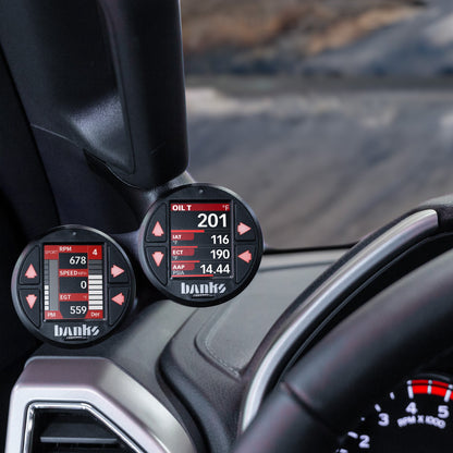 Derringer Tuner with iDash 1.8 DataMonster with ActiveSafety 11-19 Ford 6.7 Banks Power-4