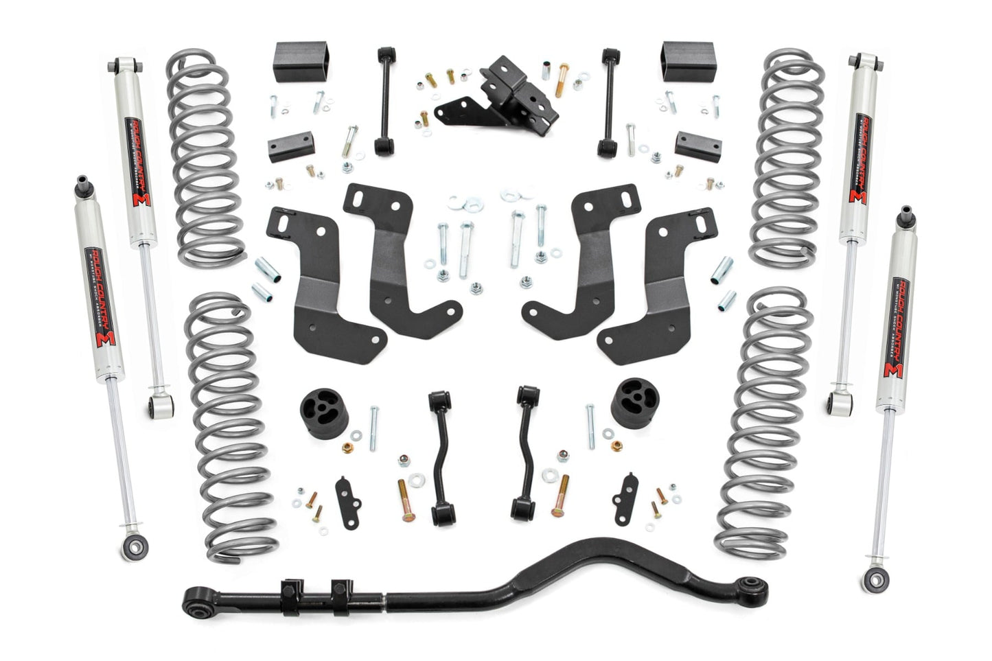 3.5 Inch Lift Kit C/A Drop Stage 1 M1 Jeep Wrangler Unlimited (18-23) Rough Country