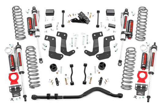 Rough Country 3.5 Inch Jeep Suspension Lift Kit Control Arm Drop & Vertex Shocks 18-20 Wrangler JL Rough Country