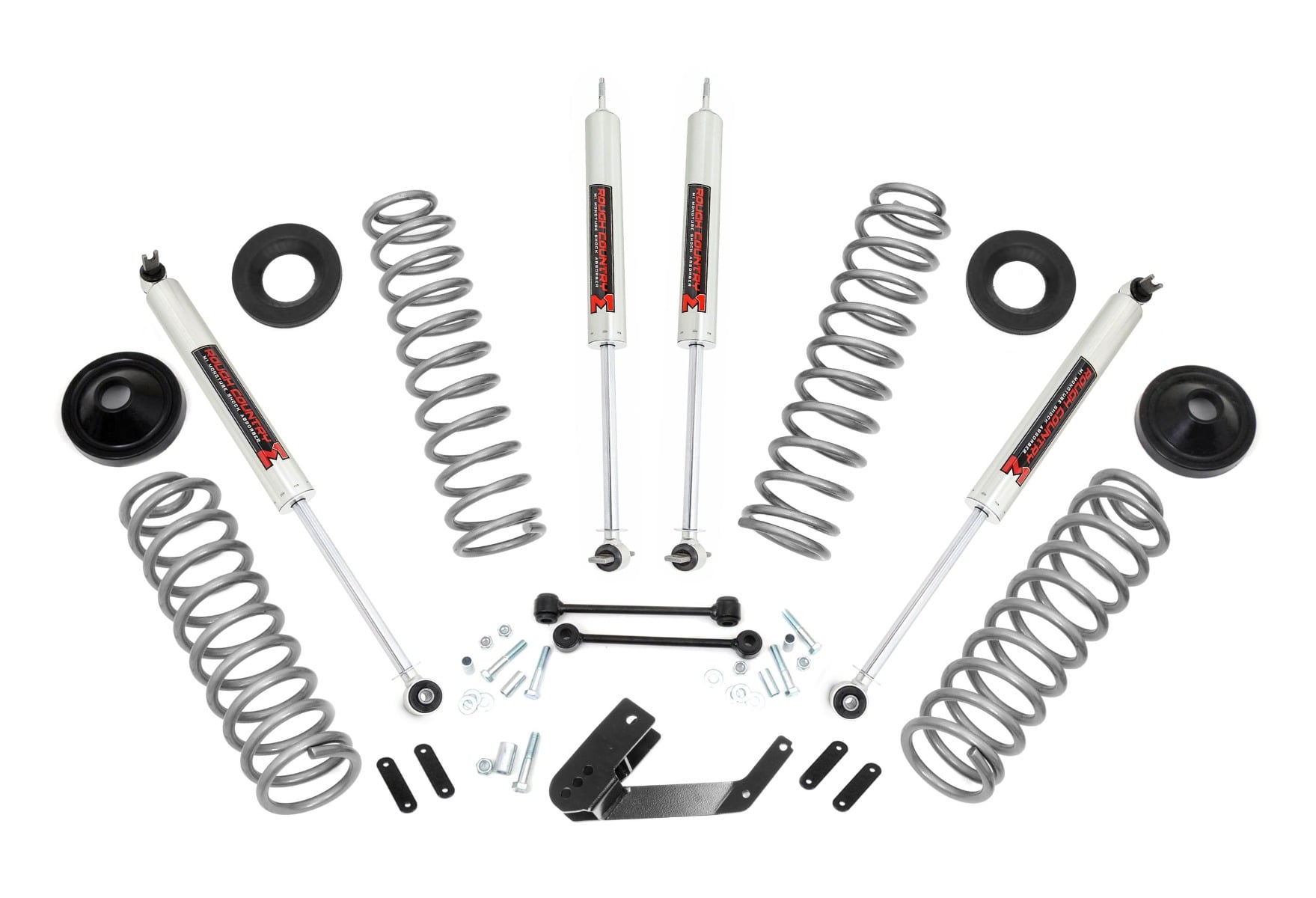 3.25 Inch Lift Kit M1 Jeep Wrangler Unlimited 2WD/4WD (2007-2018) Rough Country