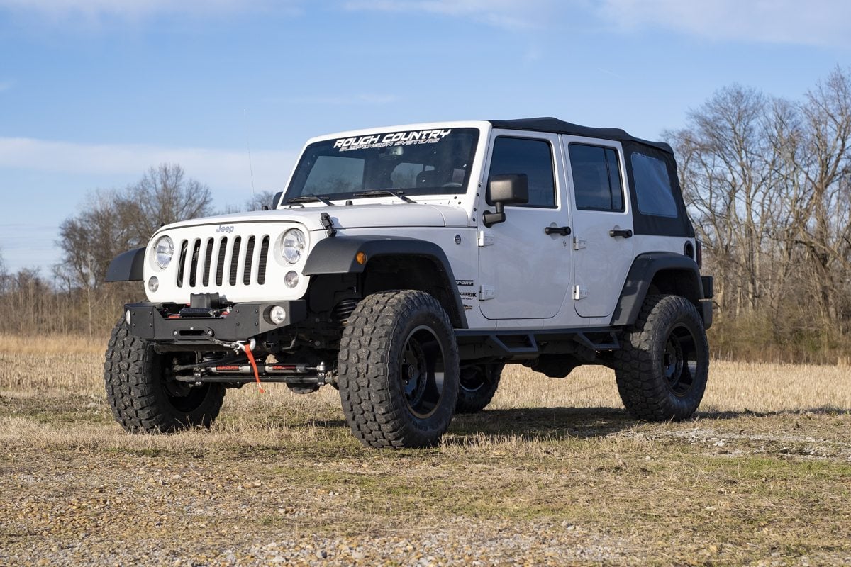 3.25 Inch Lift Kit M1 Jeep Wrangler Unlimited 2WD/4WD (2007-2018) Rough Country-2