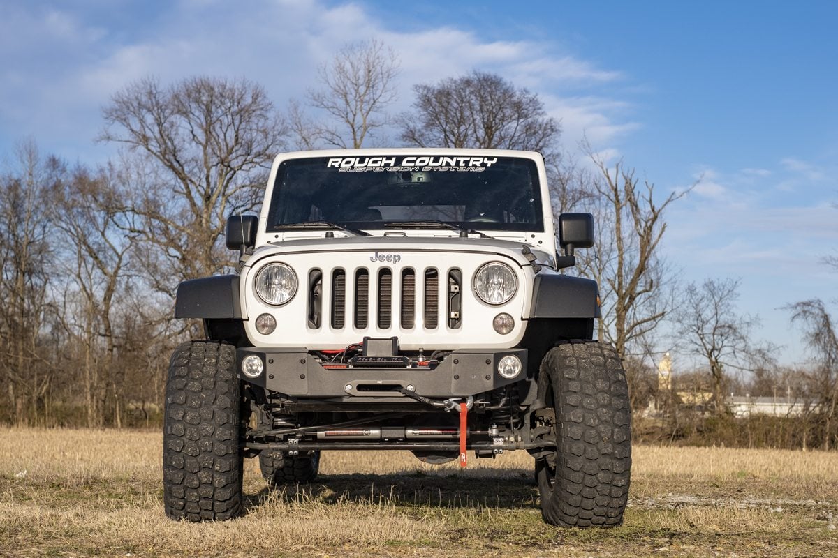 3.25 Inch Lift Kit M1 Jeep Wrangler Unlimited 2WD/4WD (2007-2018) Rough Country-4