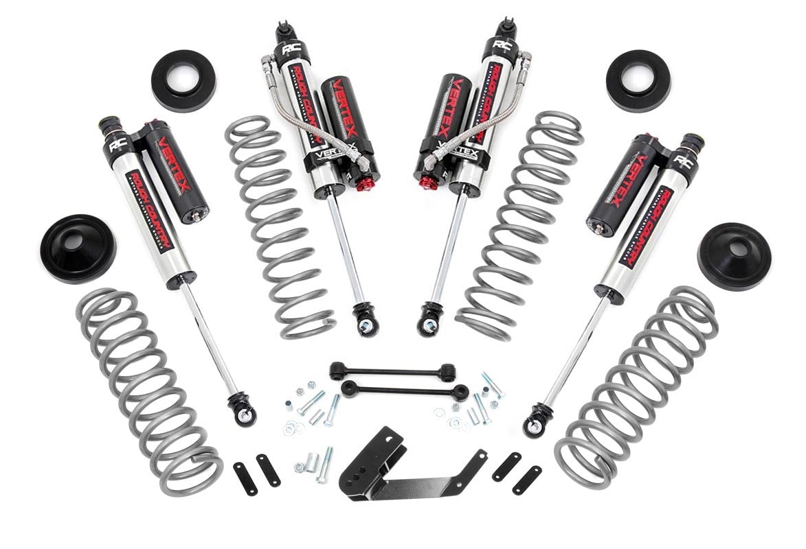 Rough Country 3.25 Inch Jeep Suspension Lift Kit w/Vertex Shocks 07-18 Wrangler JK Rough Country