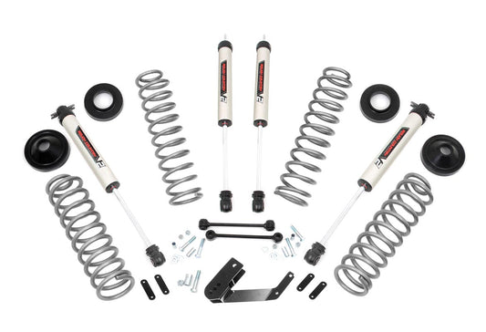 3.25 Inch Jeep Suspension Lift Kit w/V2 Shocks 07-18 Wrangler JK Rough Country-1