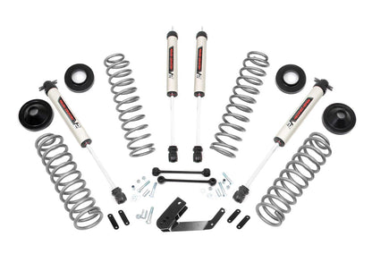 3.25 Inch Jeep Suspension Lift Kit w/V2 Shocks 07-18 Wrangler JK Rough Country-1
