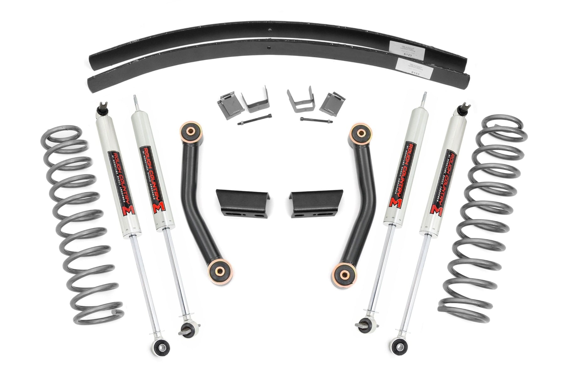 3 Inch Lift Kit SII RR AAL M1 Jeep Cherokee XJ 2WD/4WD (1984-2001) Rough Country